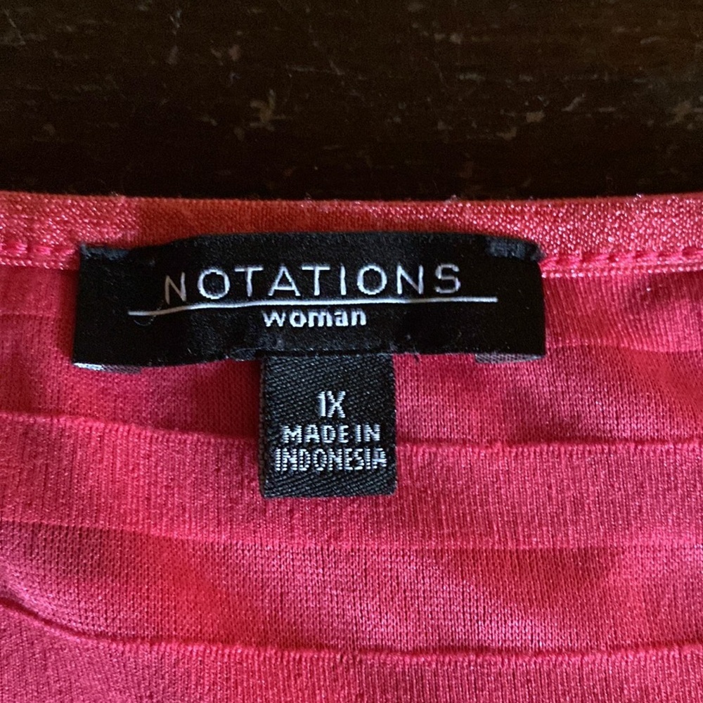 Notations Pink Ruffled Shirt - Picture 6 of 7